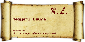 Megyeri Laura névjegykártya